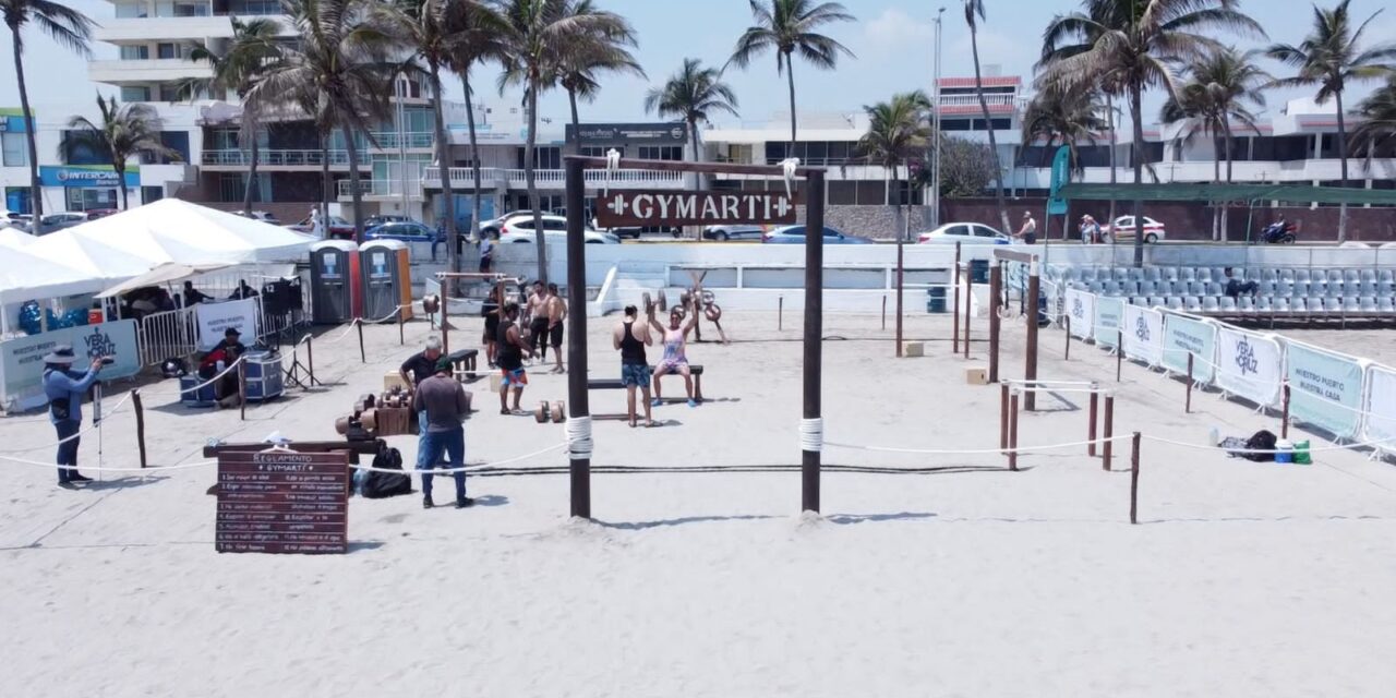 “En Playa Martí instalamos un gimnasio playero al aire libre, el primero en todo el estado de Veracruz”: Paty Lobeira de Yunes