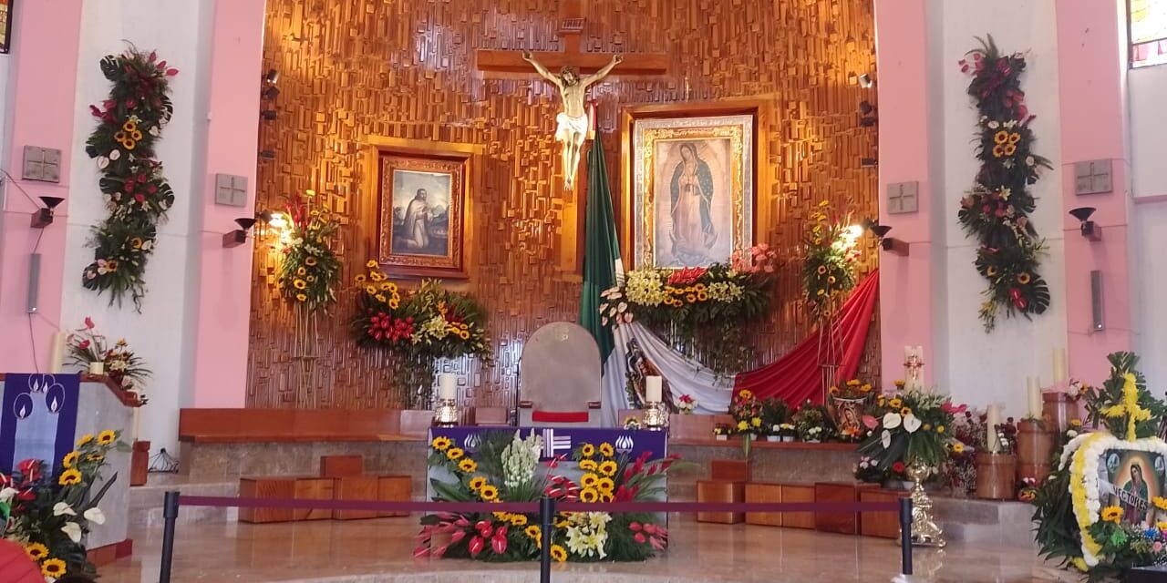 30 mil feligreses visitan la Basilica Menor de la Virgen de Guadalupe