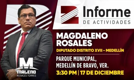 Caminata previa al informe de Magdaleno Rosales en Medellín de Bravo