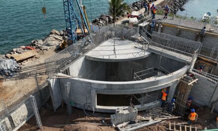 Ampliación del Aquarium de Veracruz registra un 70 por ciento de avance