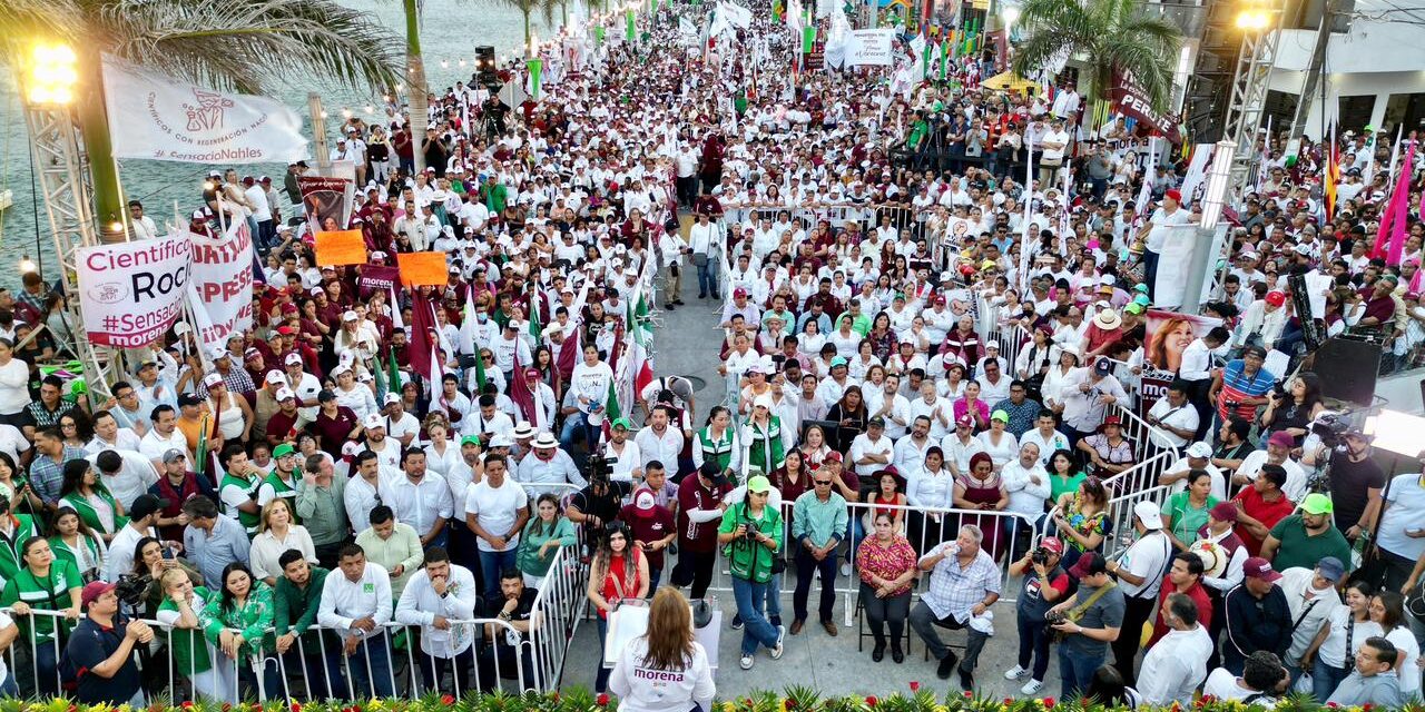 Arrasa Nahle cierre precampaña con 30 puntos arriba