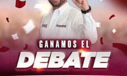 El morenista Paul Martínez Marie se declara ganador del debate