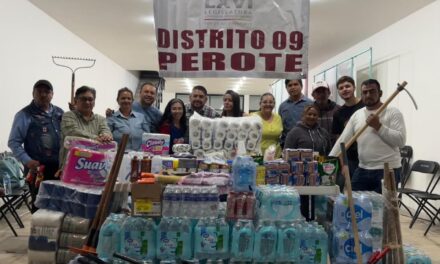 Diputado Paul Martínez lleva víveres para los brigadistas que combaten el incendio