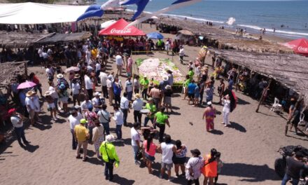 En Úrsulo Galván se realizó la fiesta del camarón