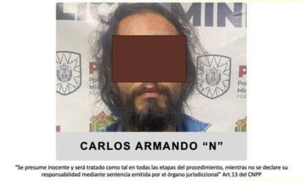 FGE detiene a Carlos Armando «N» presunto responsable de la muerte de Víctor MuroMir