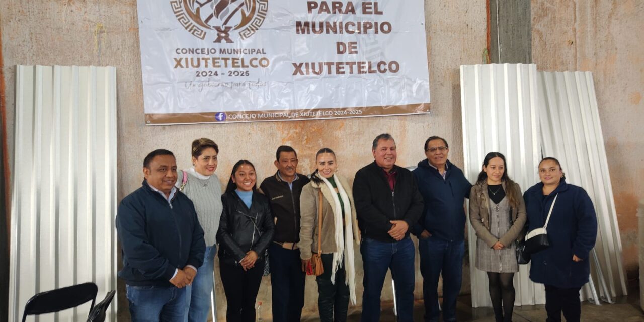 Concejo Municipal de Xiutetelco beneficia a 500 familias de localidades vulnerables