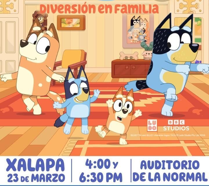 ¡Bluey en Vivo llega a Xalapa! 