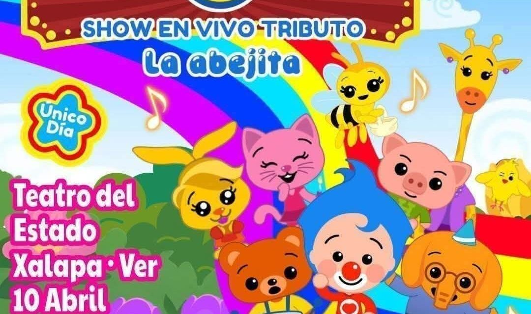 ✨ ¡Tributo a Plim Plim en Xalapa! 🎶🌈 Diversión, música y magia para los más pequeños