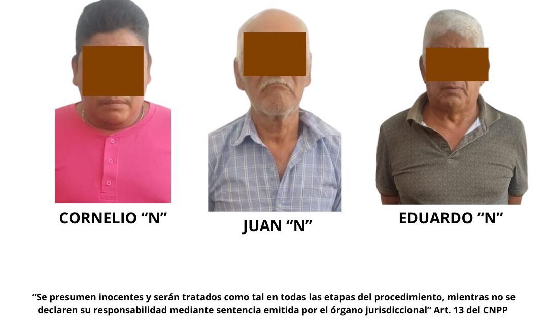 FGE logra imputación contra tres presuntos implicados en el delito de violación agravada: se les dicta prisión preventiva oficiosa