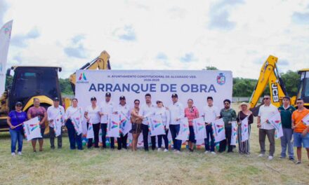 Inicia Plan General de Inversión de Alvarado en Paso Nacional