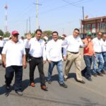 En Atencingo Puebla, el diputado Pável Gaspar Ramírez participó en el desfile por el dia del trabajo