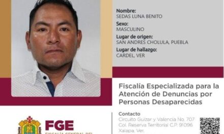 Micrositio de FGE Veracruz permite localizar a familiares de persona identificada en menos de 12 horas