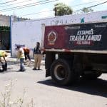 Gobierno de Pepe Chedraui continúa con acciones de bacheo en Barrio de San Miguel
