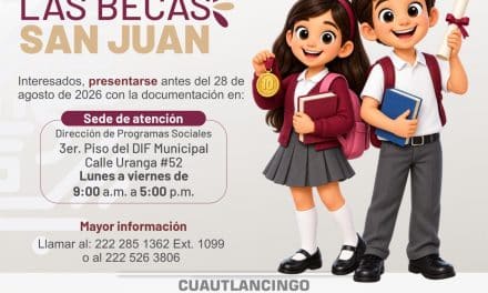 Gobierno de Cuautlancingo lanza convocatoria del programa Becas San Juan