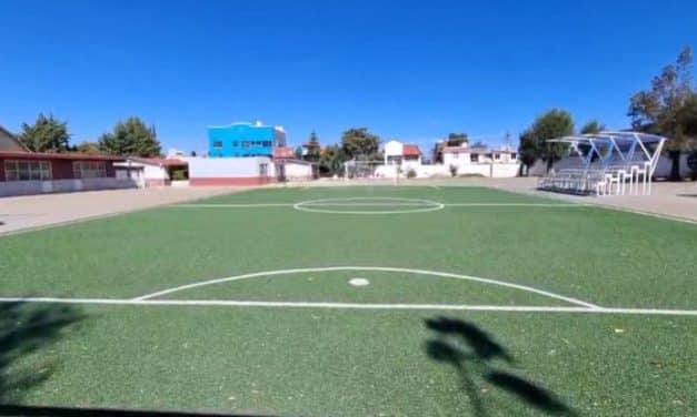 Obra Comunitaria impulsa deporte en Quecholac: Laura Artemisa