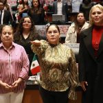 Claudia Tello toma protesta como secretaria de la Mesa Directiva del Senado