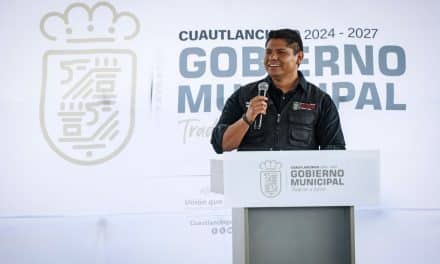 Fortalece Omar Muñoz infraestructura educativa en San Lorenzo Almecatla