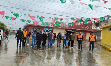 Ayuntamiento de Acajete se suma al Simulacro Nacional