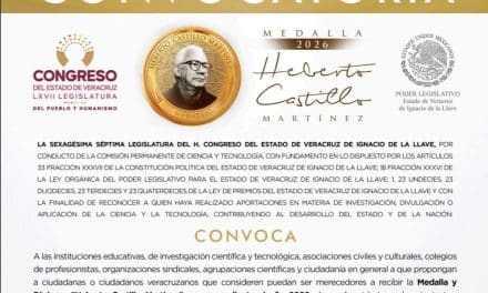 Abierta, la Convocatoria para otorgar la Medalla “Heberto Castillo Martínez” 2026